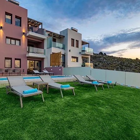 Mari Chania, With Private Ecologic Pool And Amazing View! 빌라