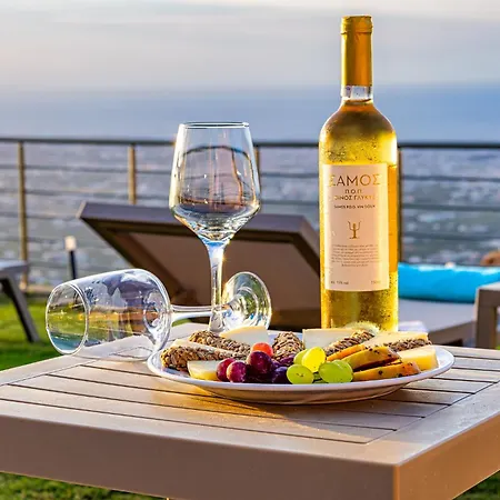 빌라 Mari Chania, With Private Ecologic Pool And Amazing View! *