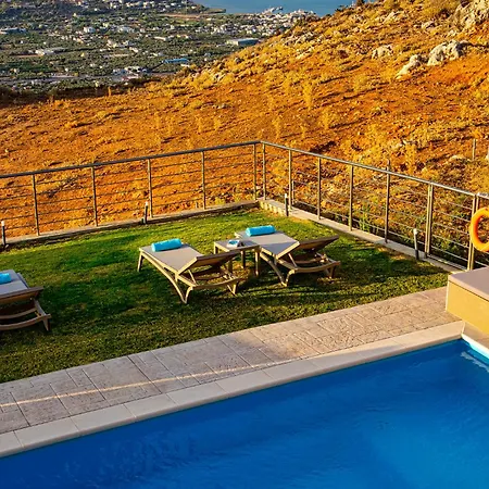 Mari Chania, With Private Ecologic Pool And Amazing View!