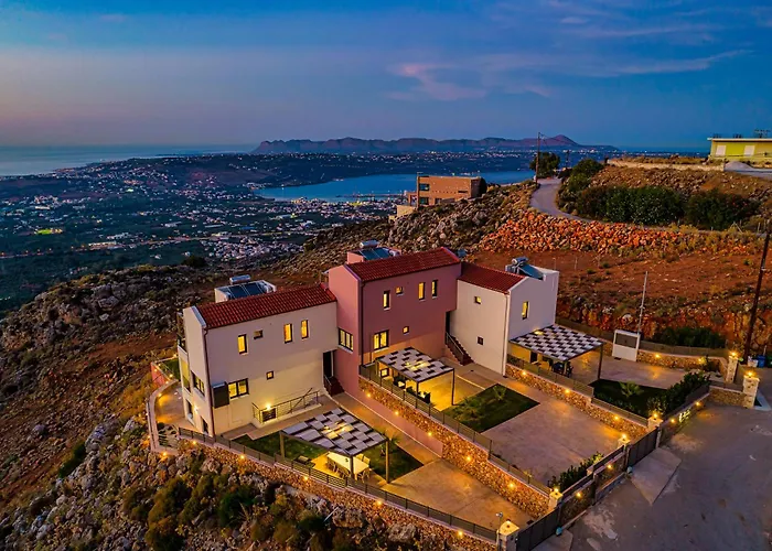 Mari Chania, With Private Ecologic Pool And Amazing View! Вилла Ханья