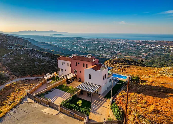 Mari Chania, With Private Ecologic Pool And Amazing View! *