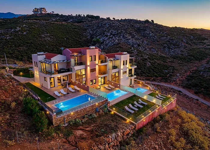 Mari Chania, With Private Ecologic Pool And Amazing View! * Ханья