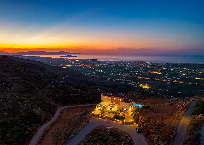 Mari Chania, With Private Ecologic Pool And Amazing View! Вилла *