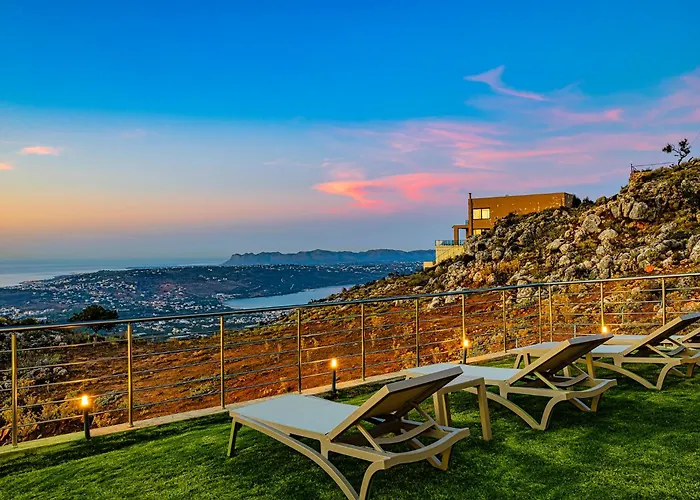 Вилла Mari Chania, With Private Ecologic Pool And Amazing View! *