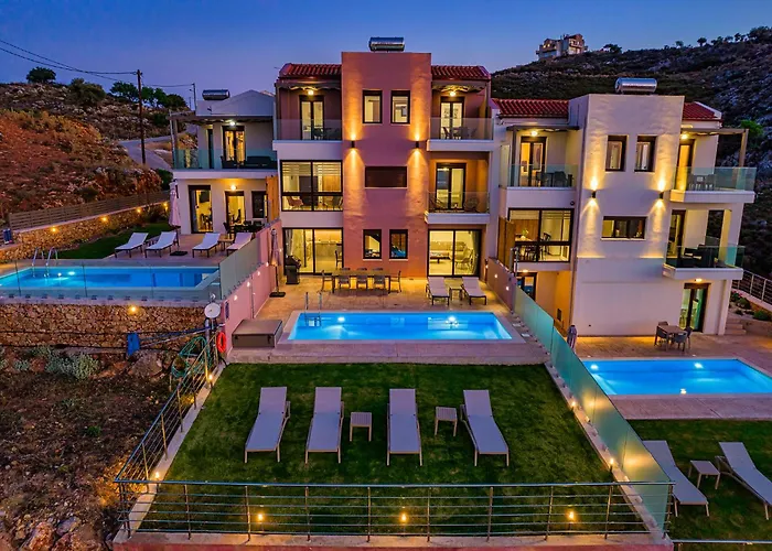 Mari Chania, With Private Ecologic Pool And Amazing View! Вилла *