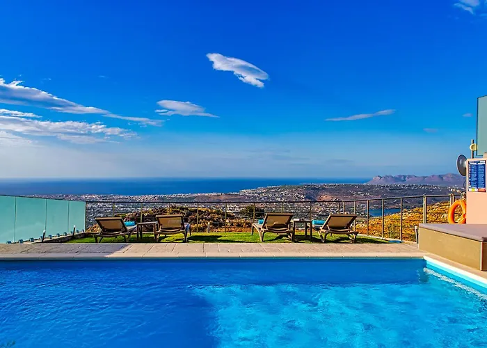 Вилла Mari Chania, With Private Ecologic Pool And Amazing View! Ханья