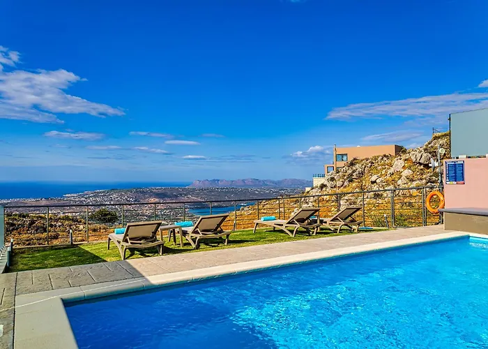 Mari Chania, With Private Ecologic Pool And Amazing View!