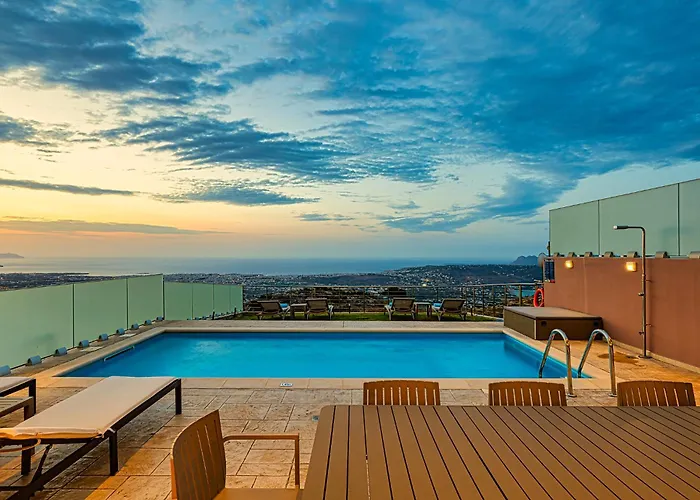Mari Chania, With Private Ecologic Pool And Amazing View! *