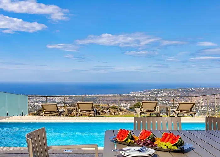 Mari Chania, With Private Ecologic Pool And Amazing View!