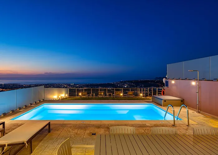 Вилла Mari Chania, With Private Ecologic Pool And Amazing View! *