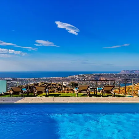 别墅 Mari Chania, With Private Ecologic Pool And Amazing View! 干尼亞