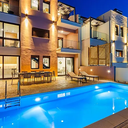 Mari Chania, With Private Ecologic Pool And Amazing View! 别墅 *
